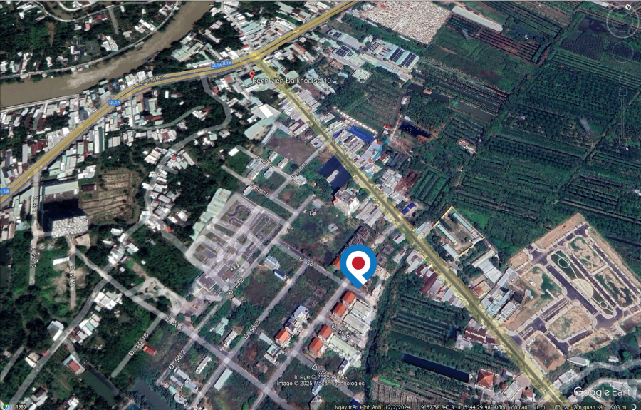 Nhà trệt lầu mặt tiền lộ nhựa, gần BV Đa kho số 10